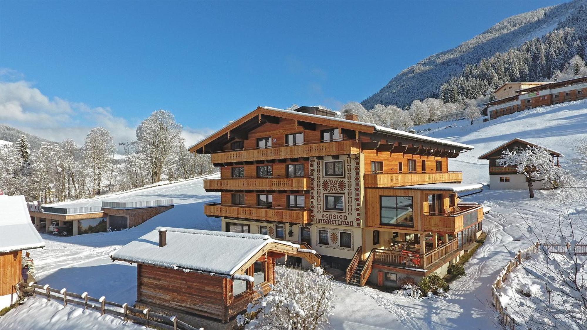 Ski In Ski Out Hotel Unterellmau سالباخ هينترغليم المظهر الخارجي الصورة